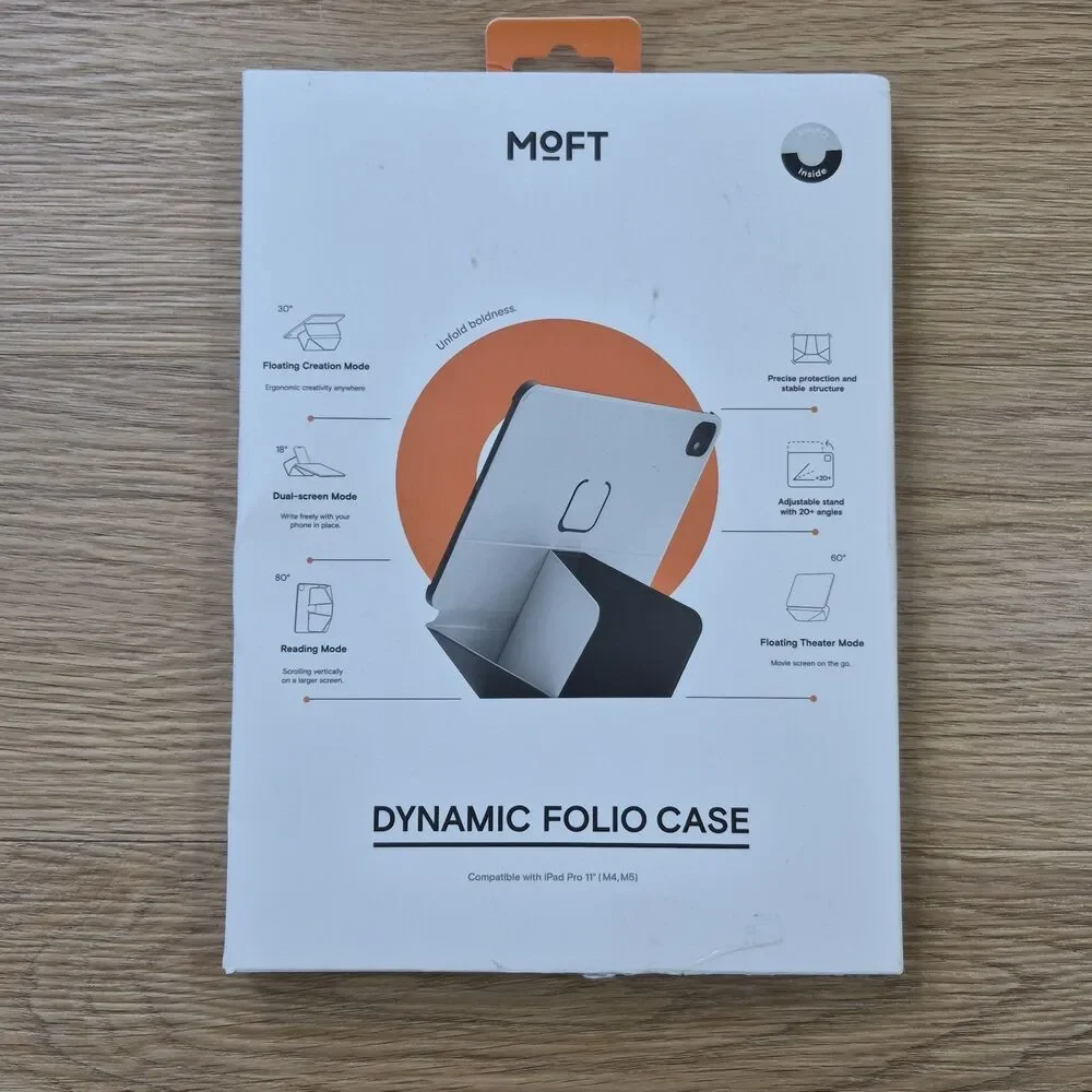 MOFT Dynamic Folio Case iPad Pro 11 M5 2025 M4 2024 Magnetic Thin Jet Grey NEW